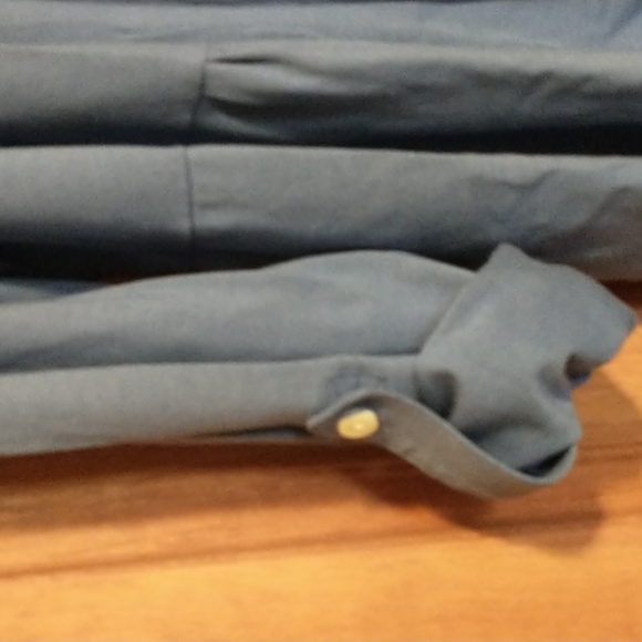 LLBean woman's size L cotton cardigan w adjustable sleeve length - Picture 8 of 12